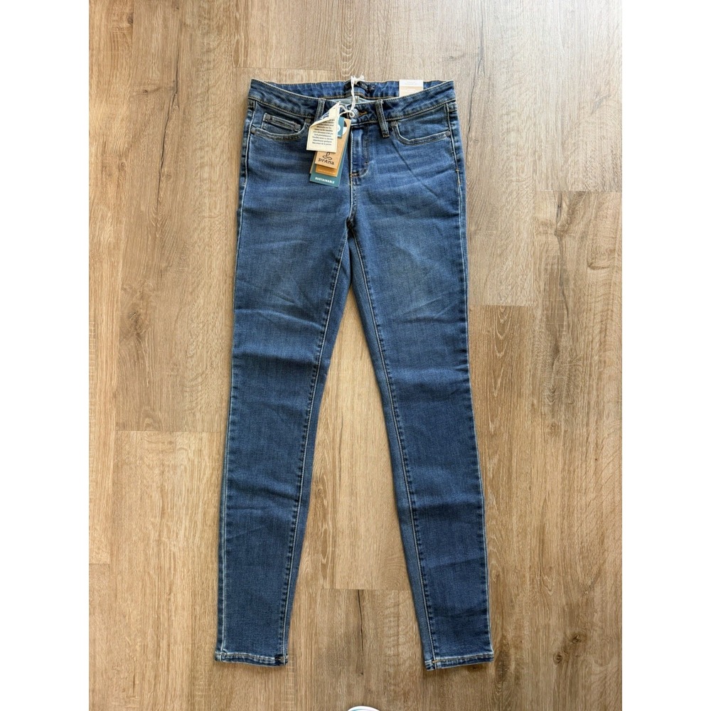 praNa Blue Stretch Denim London Jeans ~ Women's Size 6 Regular NWT! $99 Retail